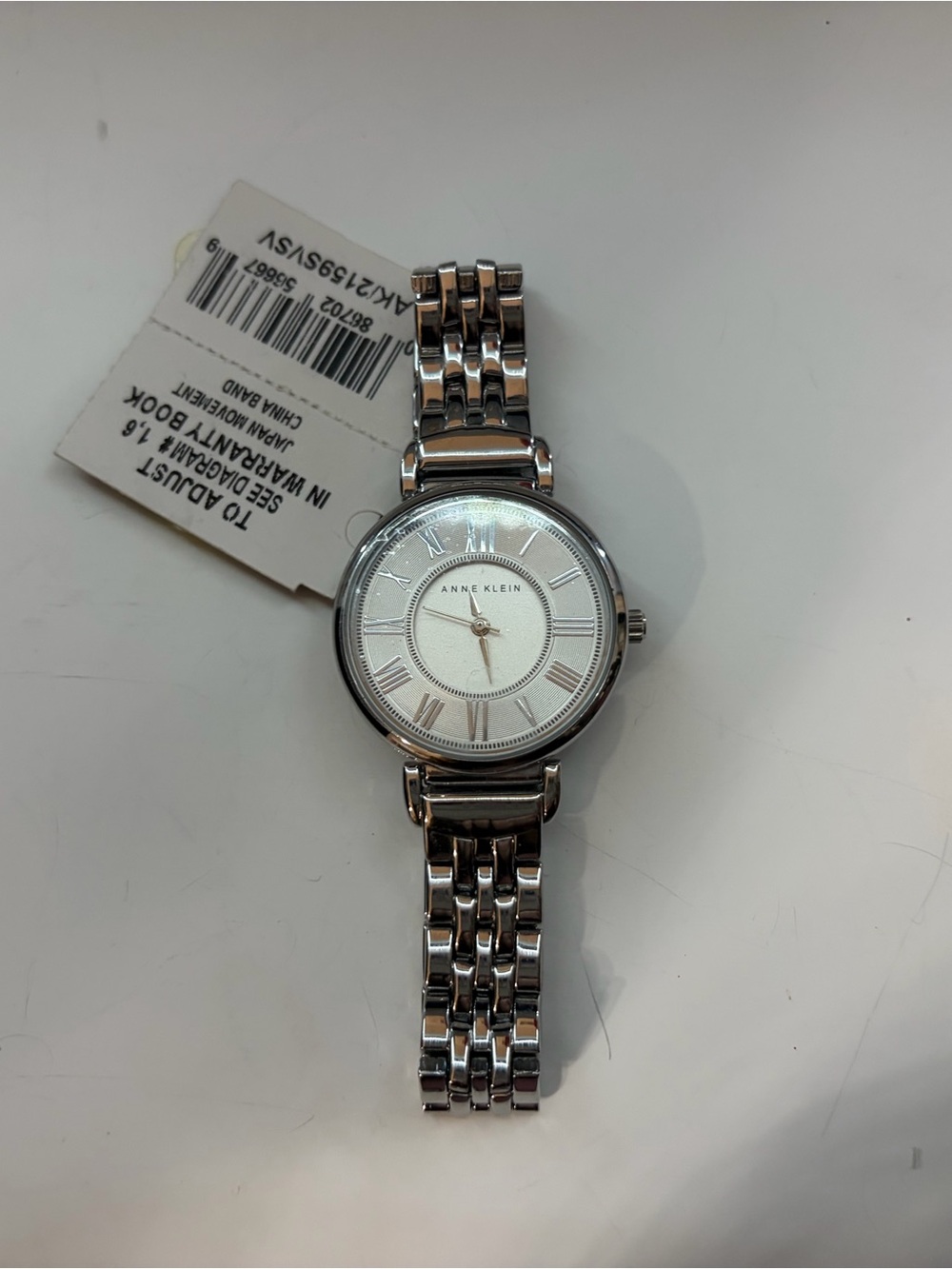 Anne Klein Silver-Tone Women's Bracelet Watch